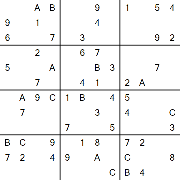 Sudoku 12x12 - Difícil