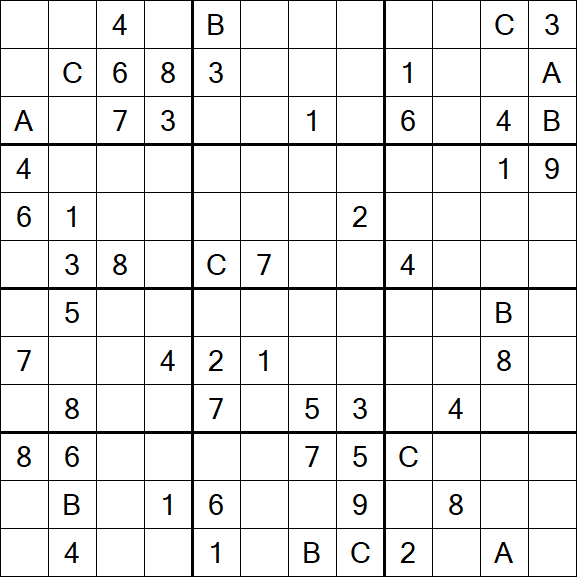 Sudoku 12x12 - Difícil