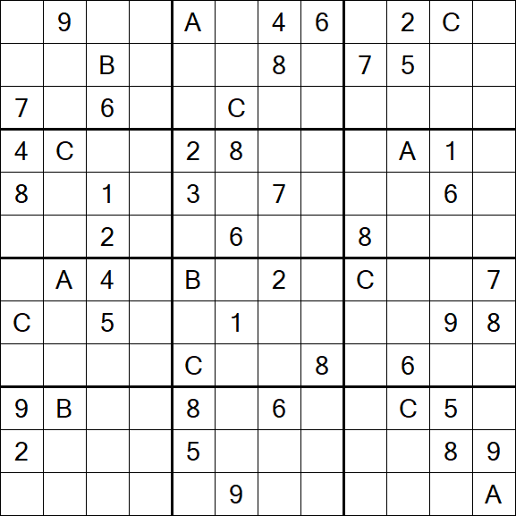 Sudoku 12x12 - Difícil