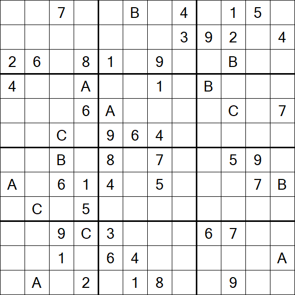 Sudoku 12x12 - Hard
