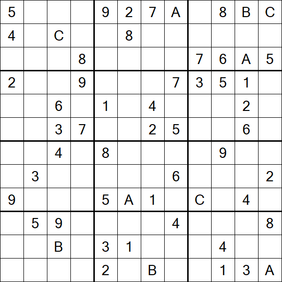Sudoku 12x12 - Hard
