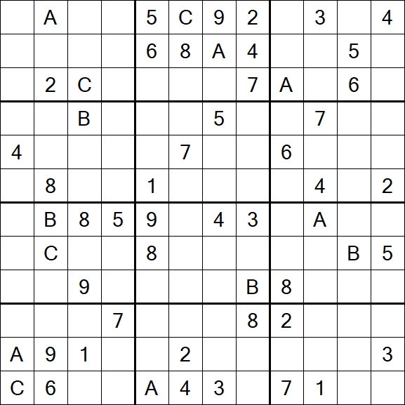 Sudoku 12x12 - Hard
