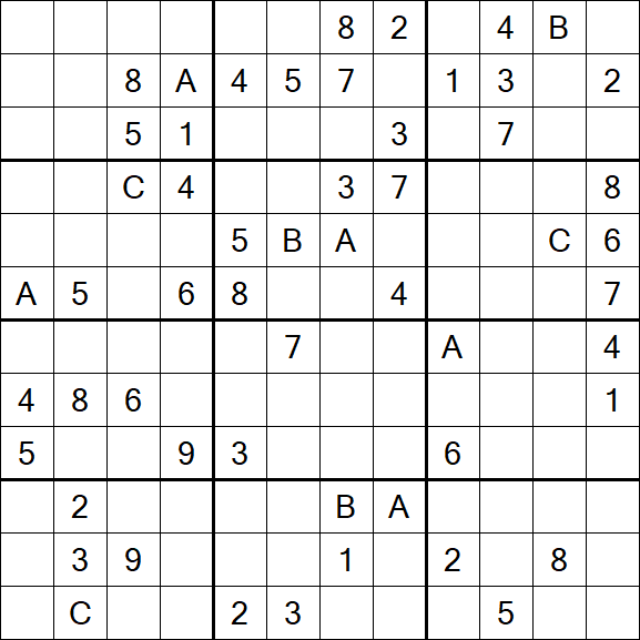 Sudoku 12x12 - Hard