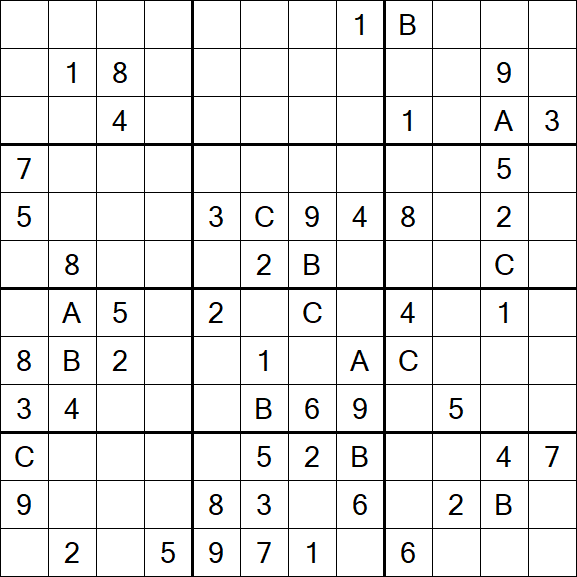 Sudoku 12x12 - Hard