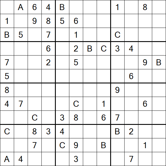 Sudoku 12x12 - Hard