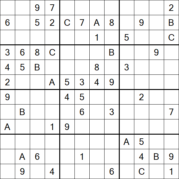 Sudoku 12x12 - Hard