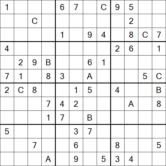 Sudoku 12x12 - Hard