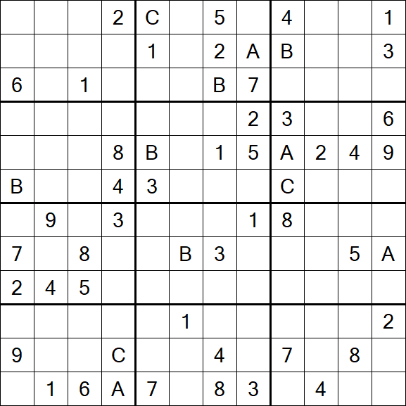Sudoku 12x12 - Hard