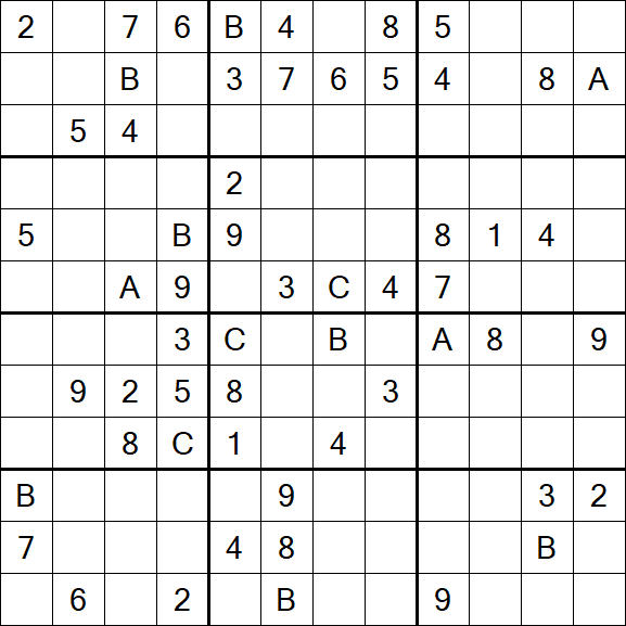 Sudoku 12x12 - Hard