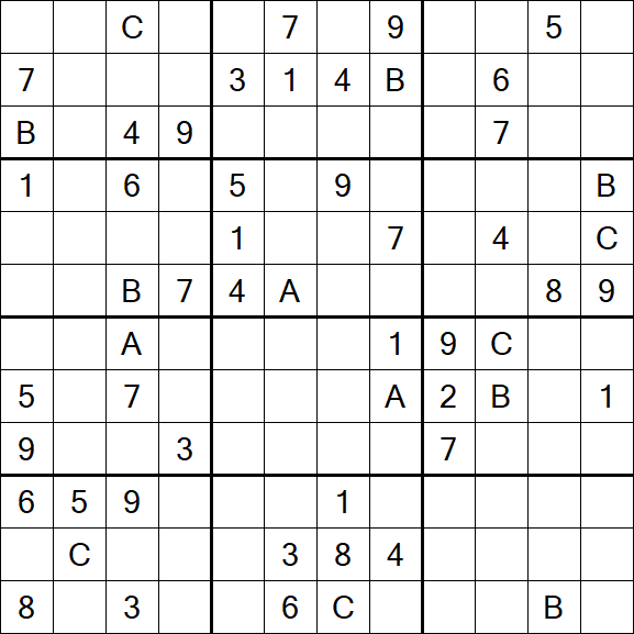 Sudoku 12x12 - Hard