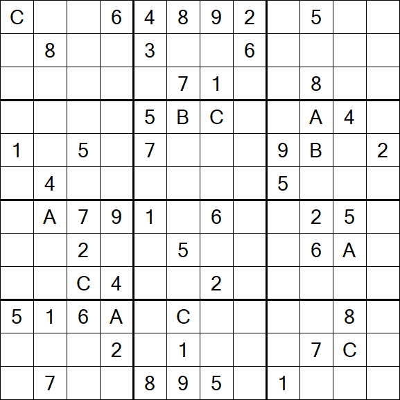 Sudoku 12x12 - Hard
