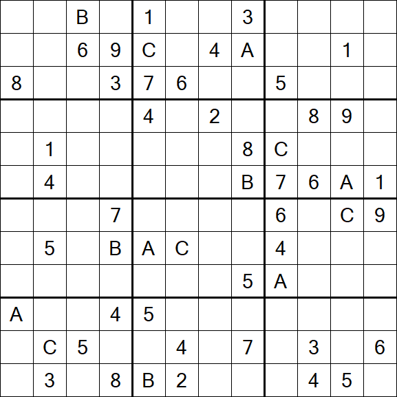 Sudoku 12x12 - Hard