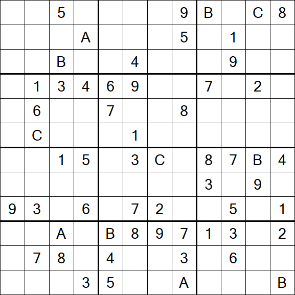 Sudoku 12x12 - Hard