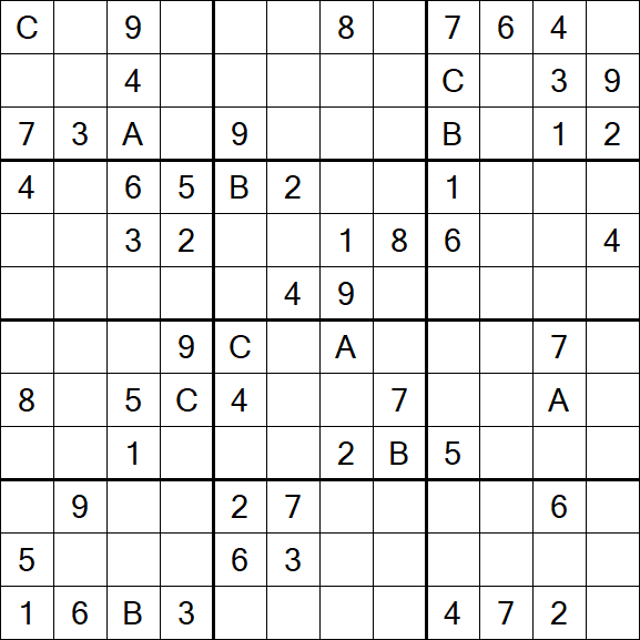 Sudoku 12x12 - Hard