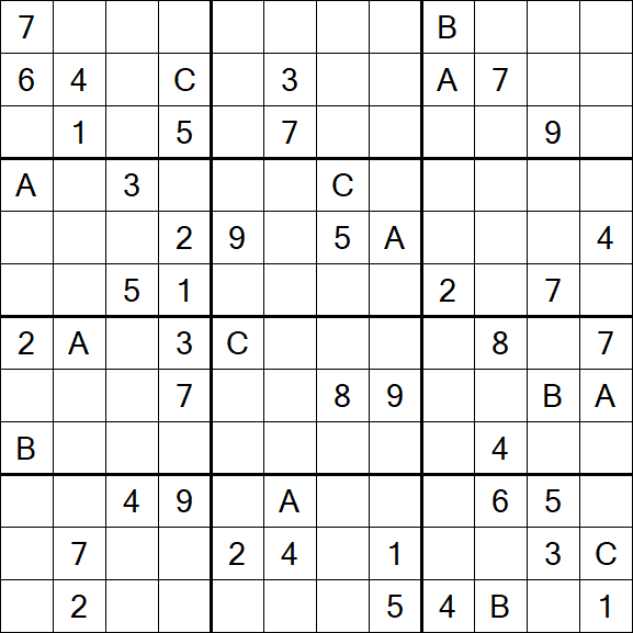 Sudoku 12x12 - Hard