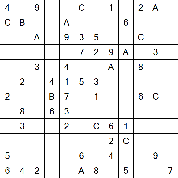 Sudoku 12x12 - Hard
