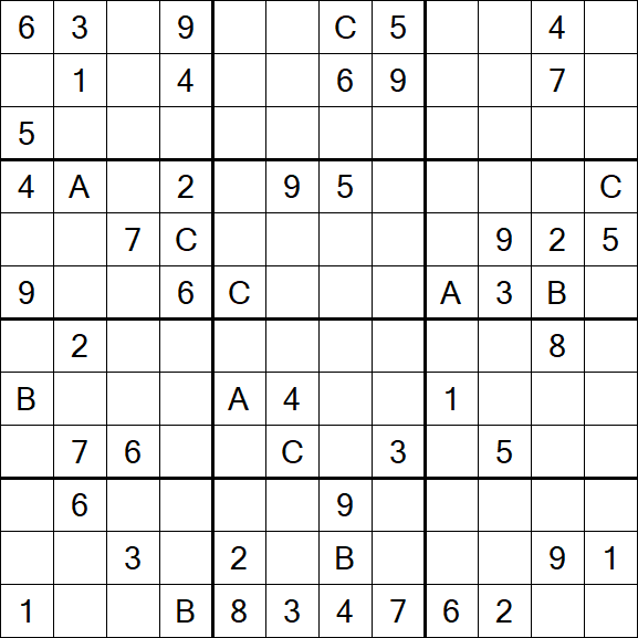 Sudoku 12x12 - Hard