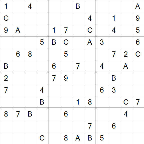 Sudoku 12x12 - Hard