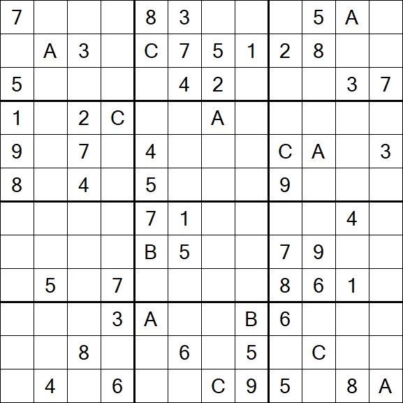 Sudoku 12x12 - Hard