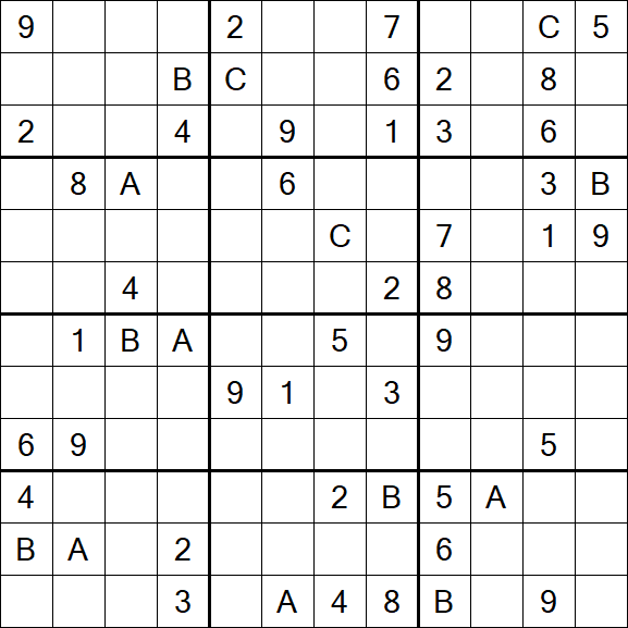 Sudoku 12x12 - Hard