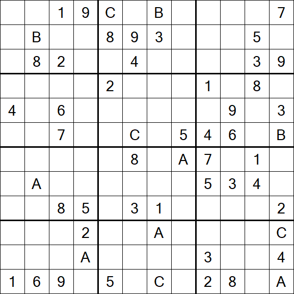 Sudoku 12x12 - Hard
