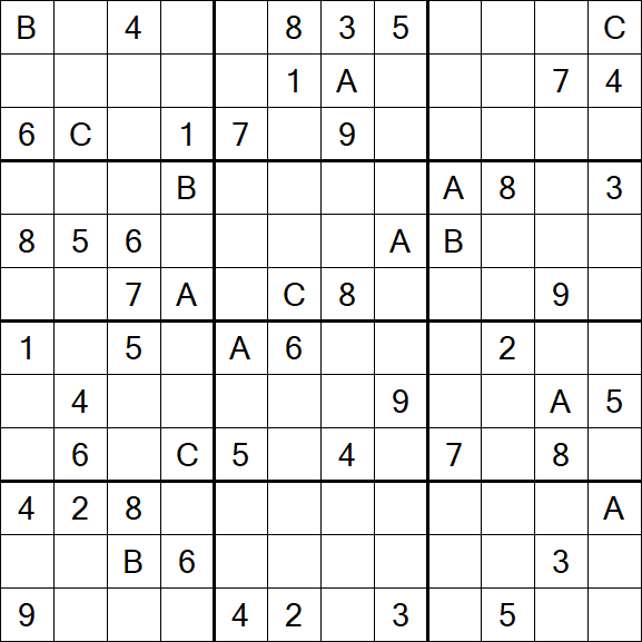 Sudoku 12x12 - Difícil