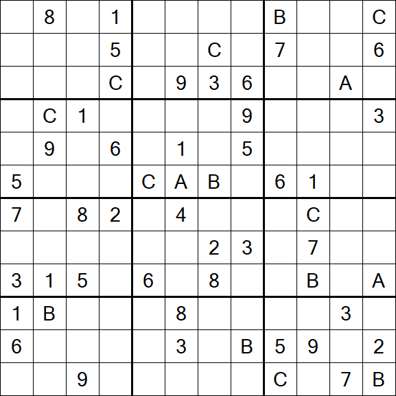 Sudoku 12x12 - Difícil