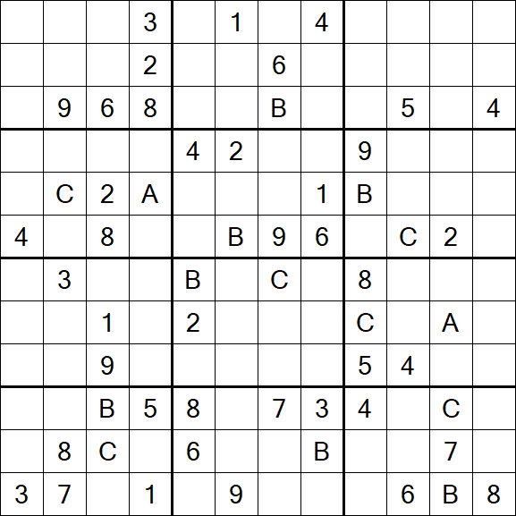 Sudoku 12x12 - Difícil