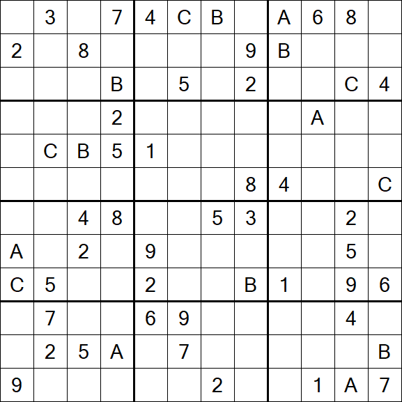 Sudoku 12x12 - Difícil