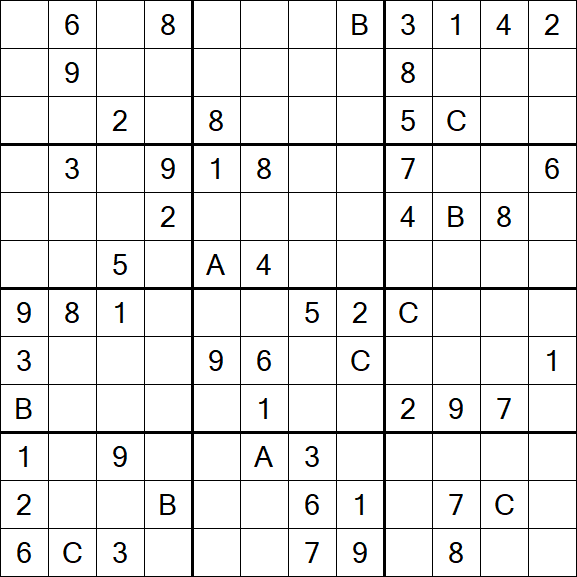 Sudoku 12x12 - Difícil