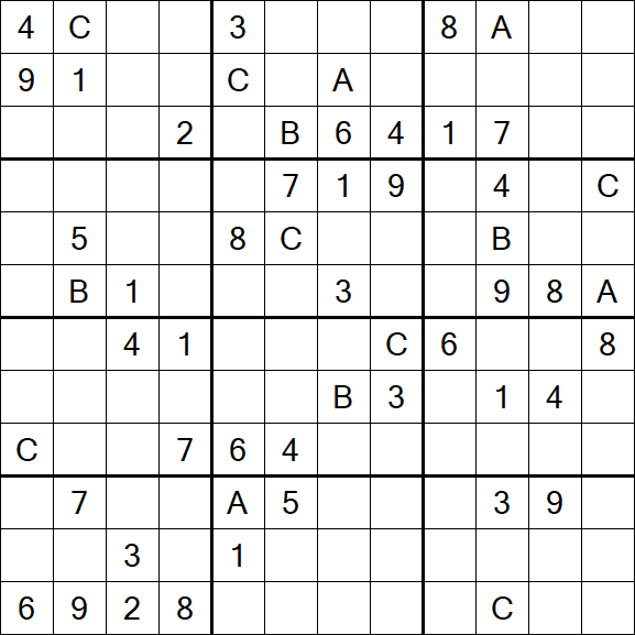 Sudoku 12x12 - Difícil