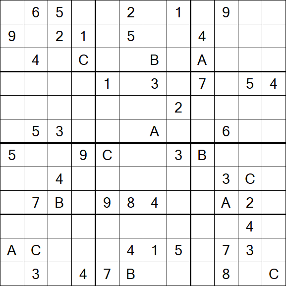 Sudoku 12x12 - Difícil