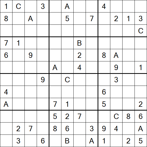 Sudoku 12x12 - Difícil