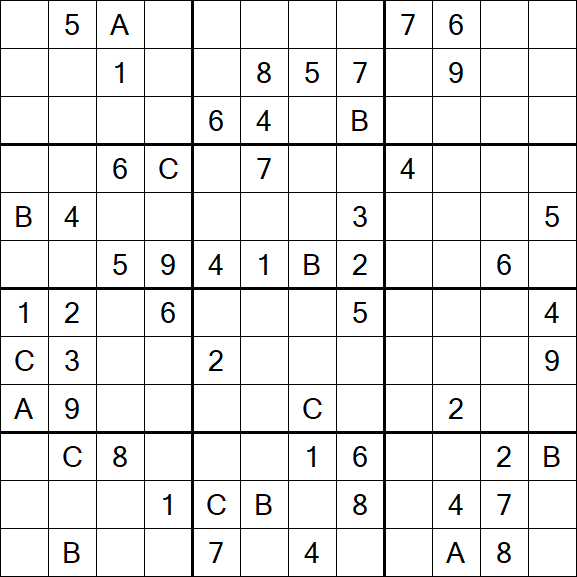 Sudoku 12x12 - Difícil
