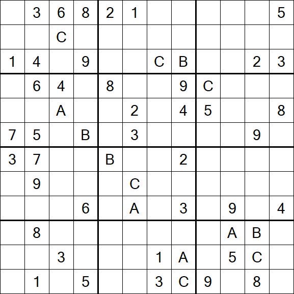 Sudoku 12x12 - Schwierig