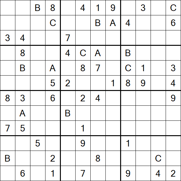 Sudoku 12x12 - Difícil