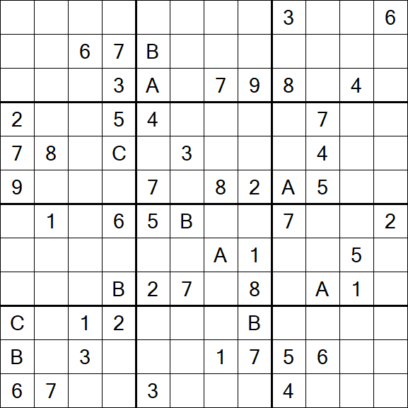 Sudoku 12x12 - Hard