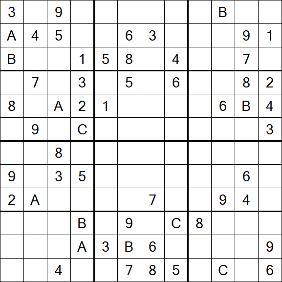 Sudoku 12x12 - Hard