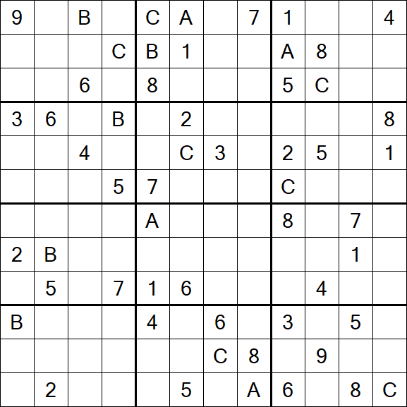 Sudoku 12x12 - Hard