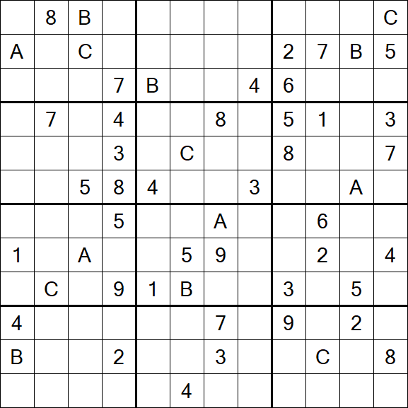Sudoku 12x12 - Hard