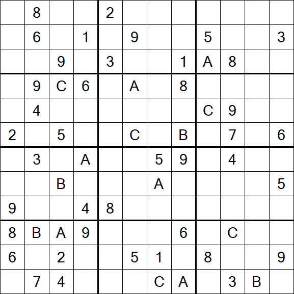 Sudoku 12x12 - Difícil