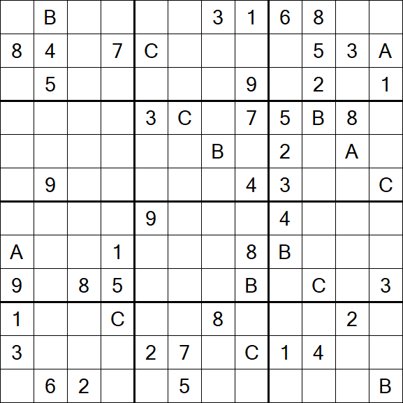 Sudoku 12x12 - Difícil