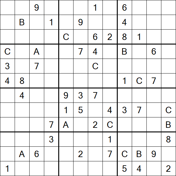 Sudoku 12x12 - Hard