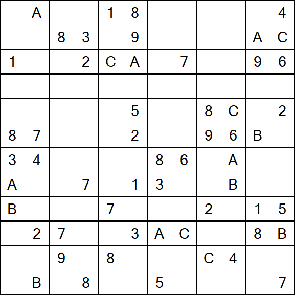 Sudoku 12x12 - Hard