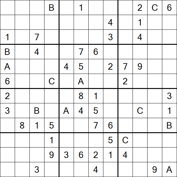 Sudoku 12x12 - Difícil