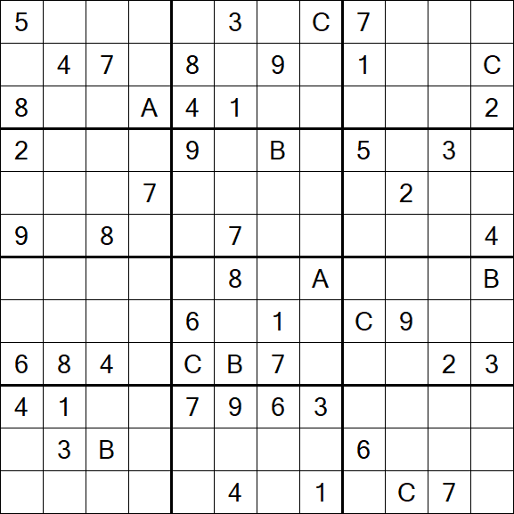 Sudoku 12x12 - Difícil