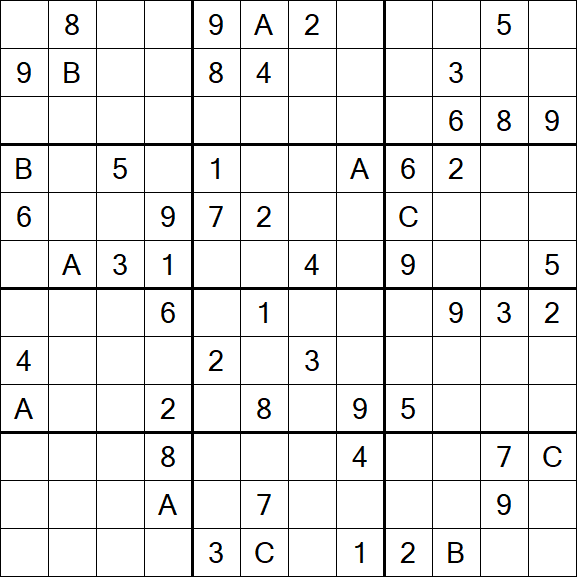 Sudoku 12x12 - Difícil