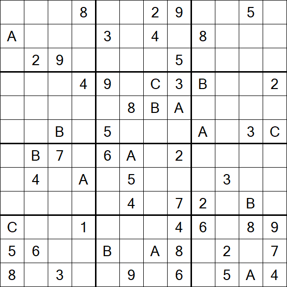 Sudoku 12x12 - Difficile