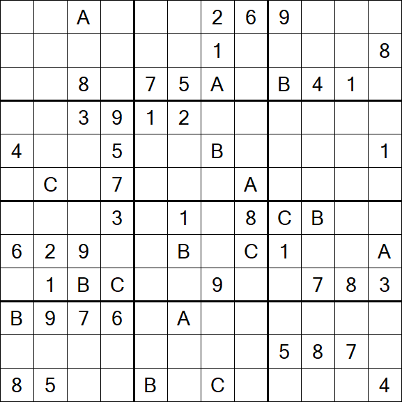 Sudoku 12x12 - Difficile