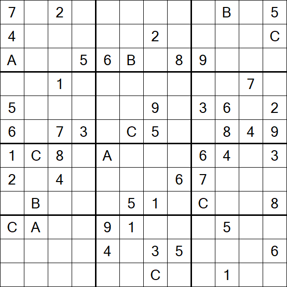 Sudoku 12x12 - Difficile